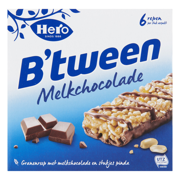Hero B'tween mueslireep melkchocolade