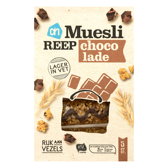 AH Mueslireep chocolade