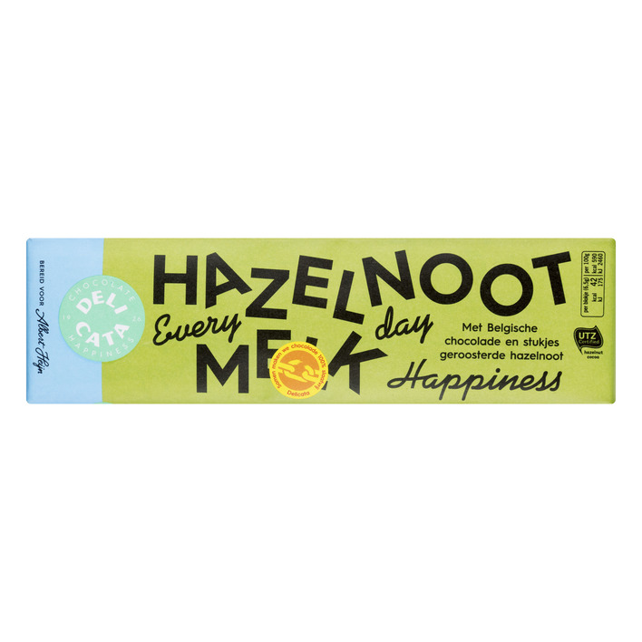 Delicata Reep melkchocolade hazelnoot