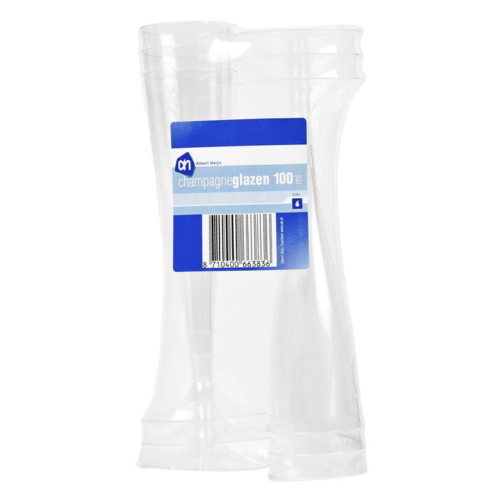 AH Champagneglas plastic