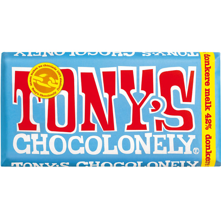 Tony's Chocolonely Reep donkere melk 42%