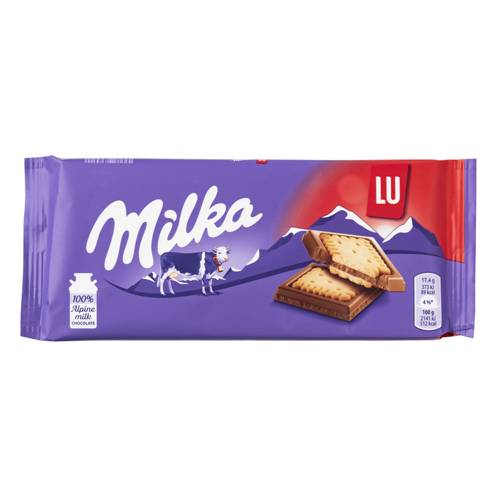 Milka Chocoladereep LU