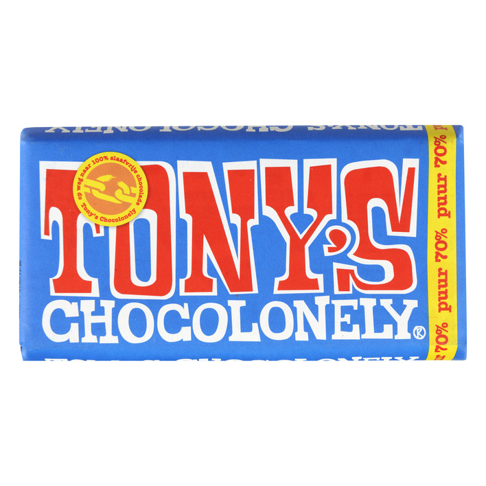 Tony's Chocolonely Reep puur 70%