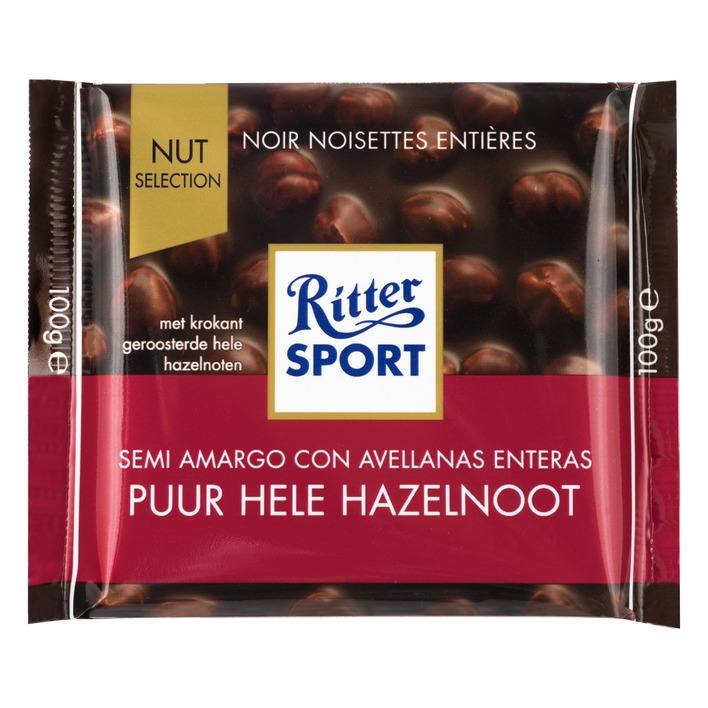 Ritter Sport Puur hele hazelnoot
