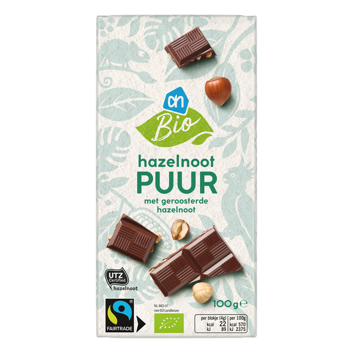 AH Biologisch Reep puur hazelnoot