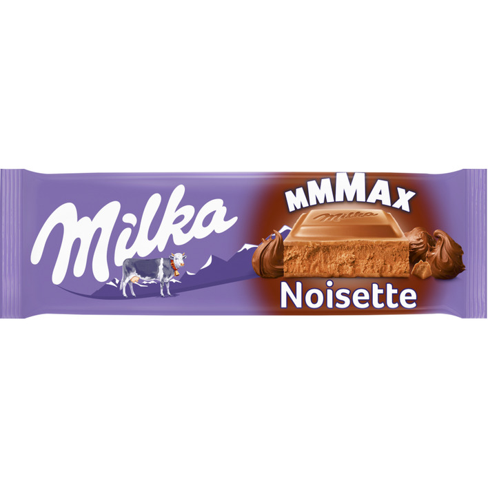 Milka Mmmax chocoladereep melk noisette