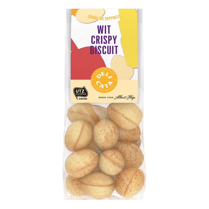 Delicata Paaseitjes gevuld wit crispy biscuit