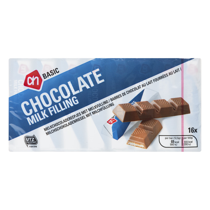AH Chocolade repen melkvulling