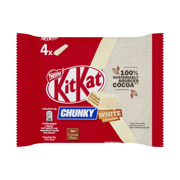 Kitkat Chunky white reep 4-pack