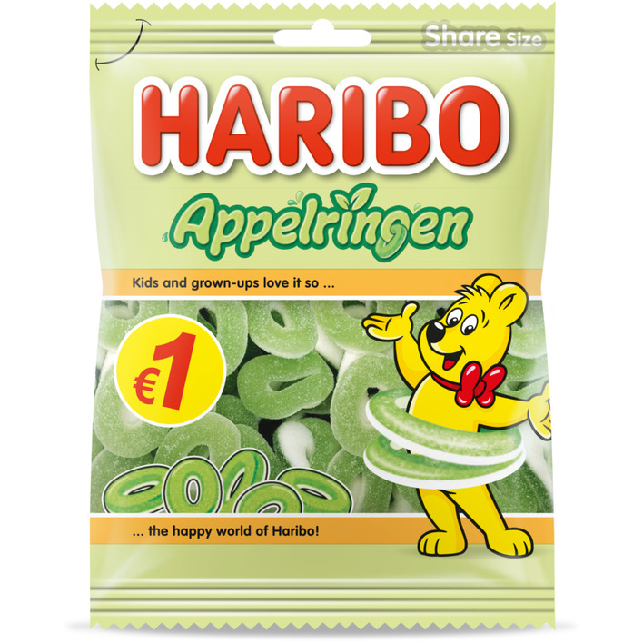 Haribo Appelringen zuur