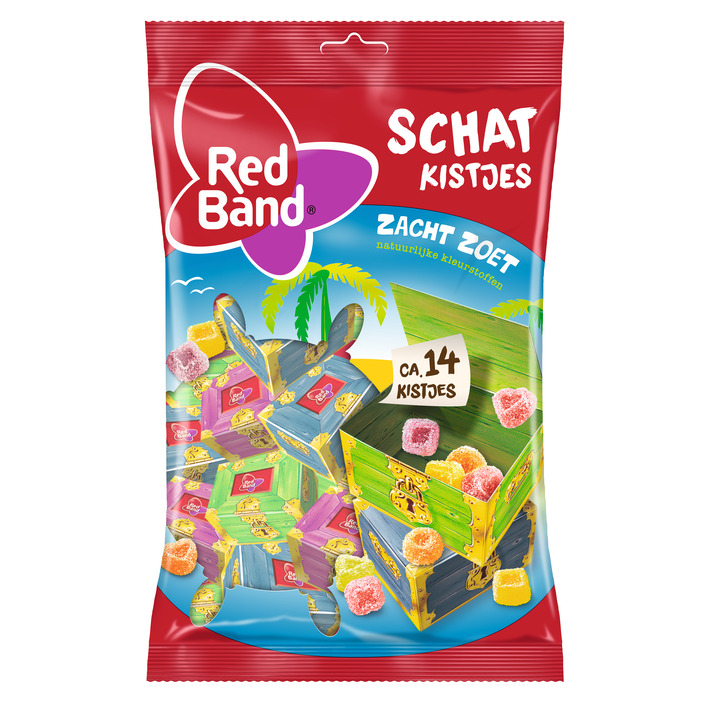 Red Band Schatkistjes zacht zoet uitdeelzak