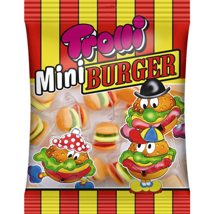 Trolli Party burger mini's