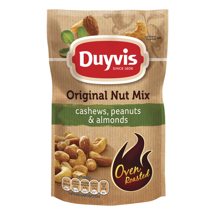 Duyvis Oven roasted nutmix cashews salted