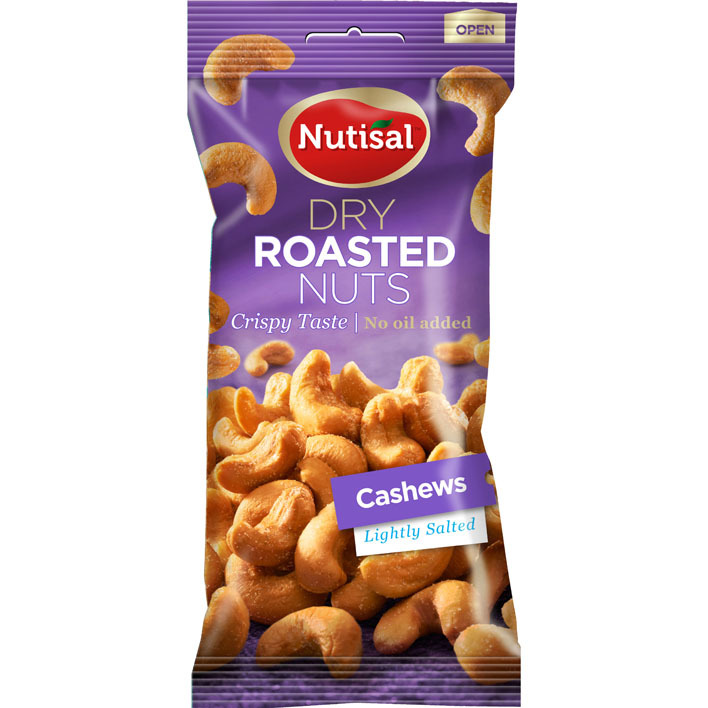 Nutisal Dry roasted cashew nuts sea salt