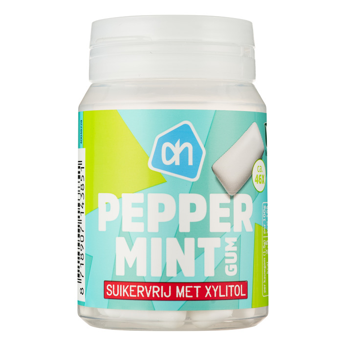 AH Peppermint gum suikervrij