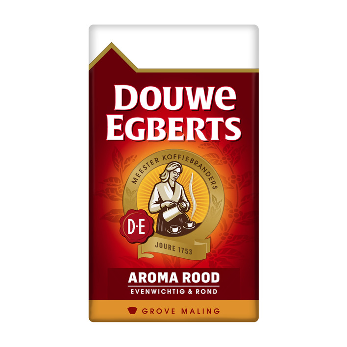 Douwe Egberts Aroma rood grove maling filterkoffie