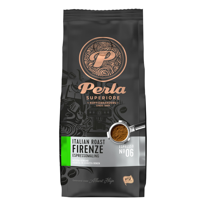 Perla Superiore Italian roast Firenze espressomaling