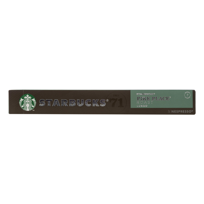 Starbucks Nespresso pike place lungo capsules