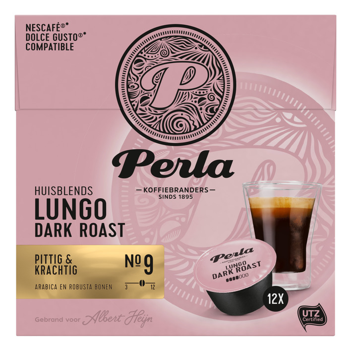 Perla Huisblends Dolce gusto compatible lungo dark roast