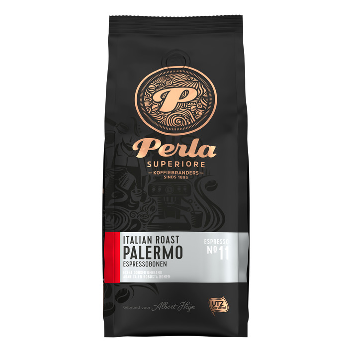 Perla Superiore Italian roast Palermo espressobonen