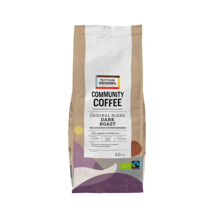 Fairtrade Original Community coffee dark roast bonen