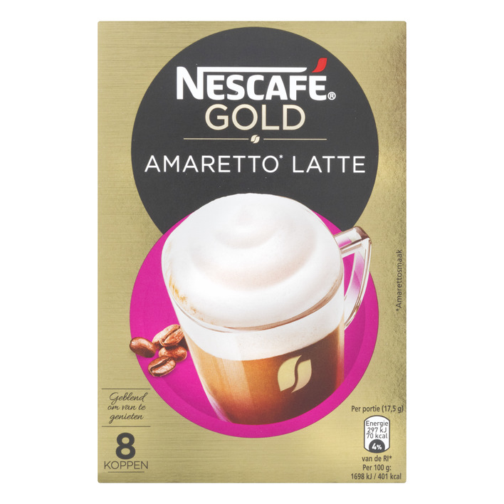 Nescafé Amaretto latte oploskoffie
