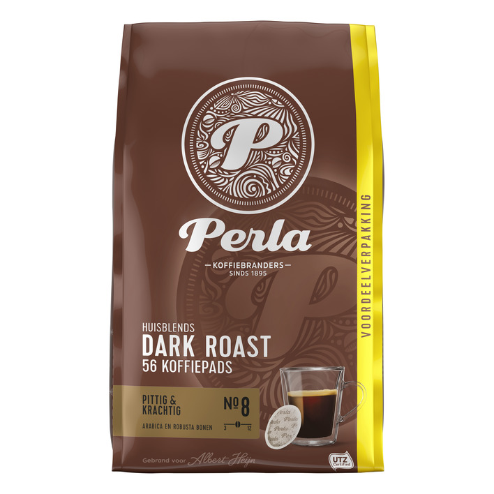 Perla Huisblends Dark roast koffiepads