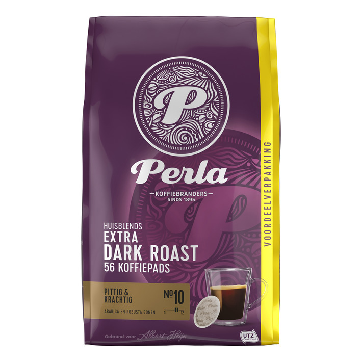 Perla Huisblends Extra dark roast koffiepads