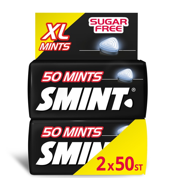 Smint Blackmint XL mints sugarfree 2-pack