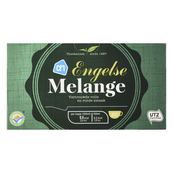 AH Zwarte thee Engelse melange 1 kop