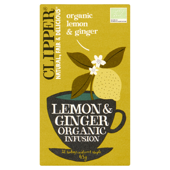 Clipper Lemon & Ginger organic infusion