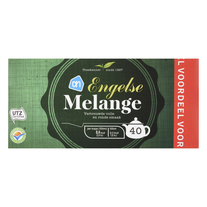 AH Zwarte thee Engelse melange meerkops