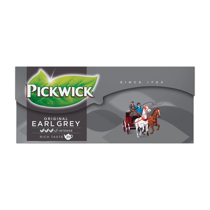 Pickwick Earl grey zwarte thee voor pot