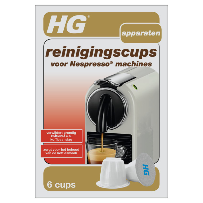 HG Nespresso reinigingscups