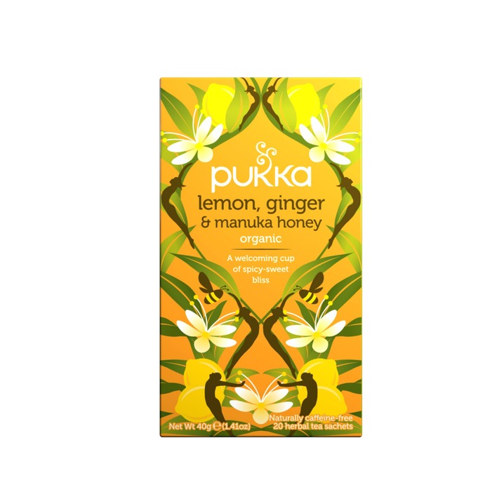 Pukka Lemon ginger manuka honey
