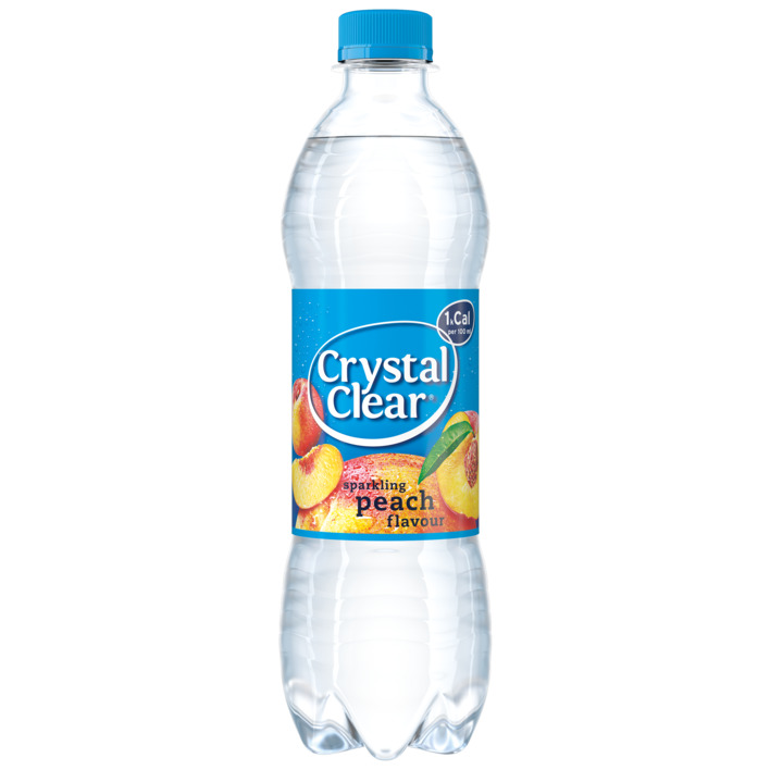 Crystal Clear Sparkling peach