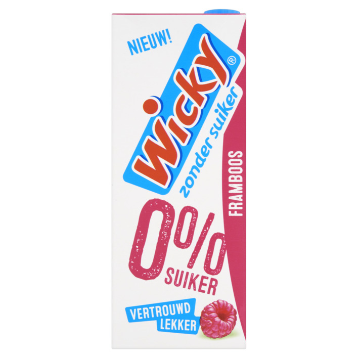 Wicky Framboos 0% suiker