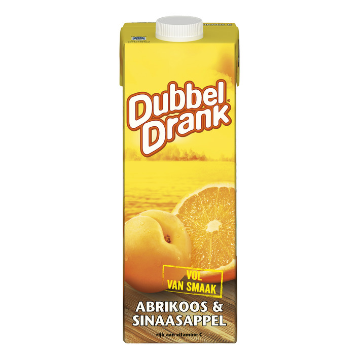 DubbelDrank Abrikoos & sinaasappel