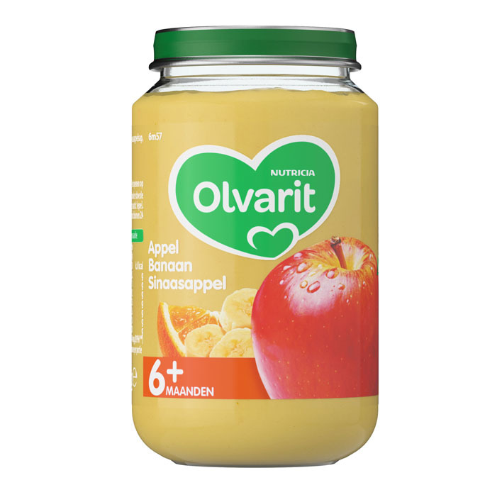 Olvarit Appel banaan sinaasappel 6m+