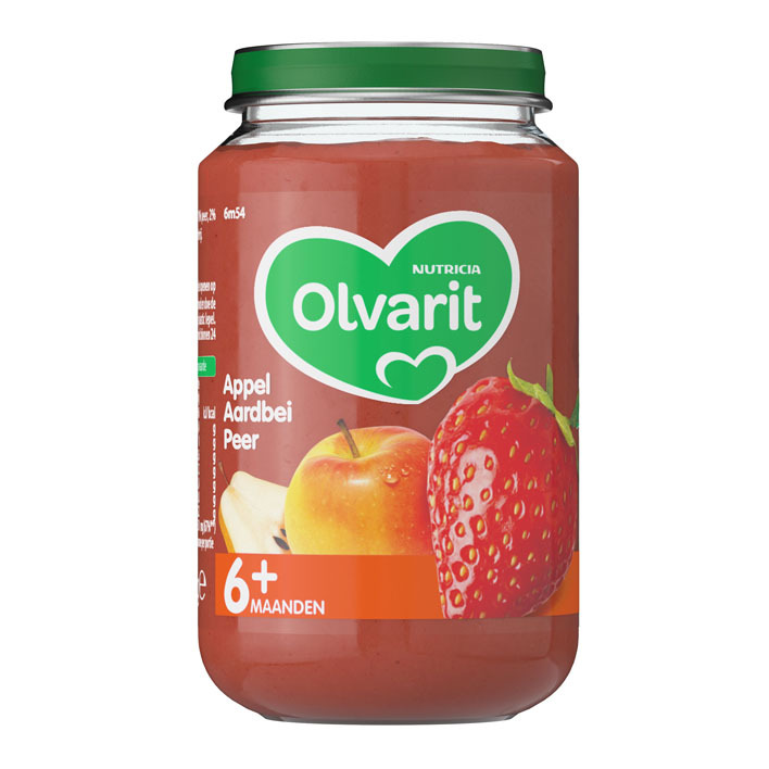 Olvarit Appel aardbei peer 6m+