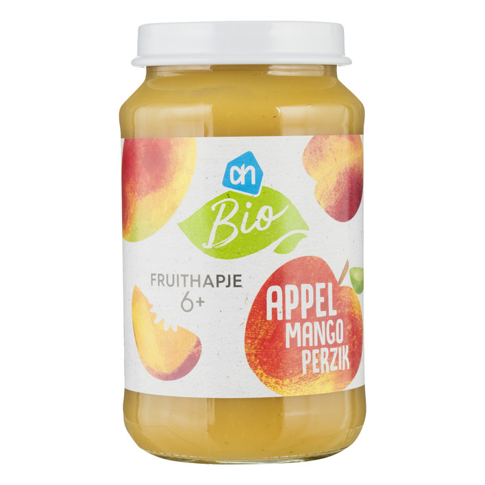 AH Biologisch Fruithapje appel mango perzik 6m+