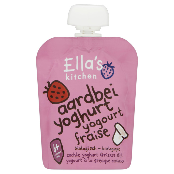 Ella's kitchen Biologische Aardbeien yoghurt 6m+