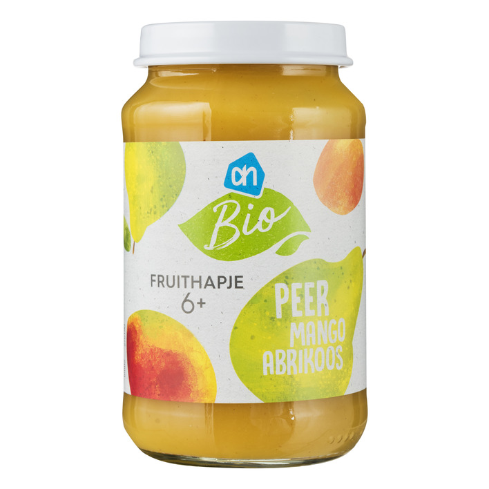 AH Biologisch Fruithapje peer mango abrikoos 6m+