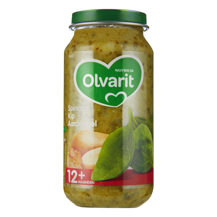 Olvarit Spinazie kip aardappel 12m+