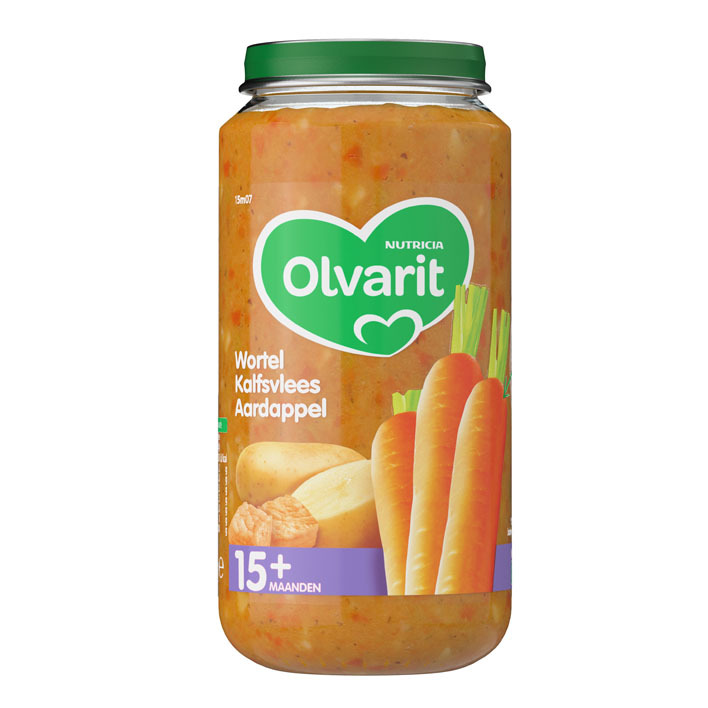 Olvarit Wortel kalfsvlees aardappel 15m+