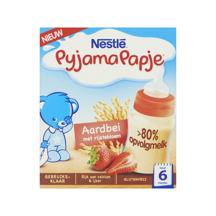 Nestlé Pyjamapapje aardbei 6m+