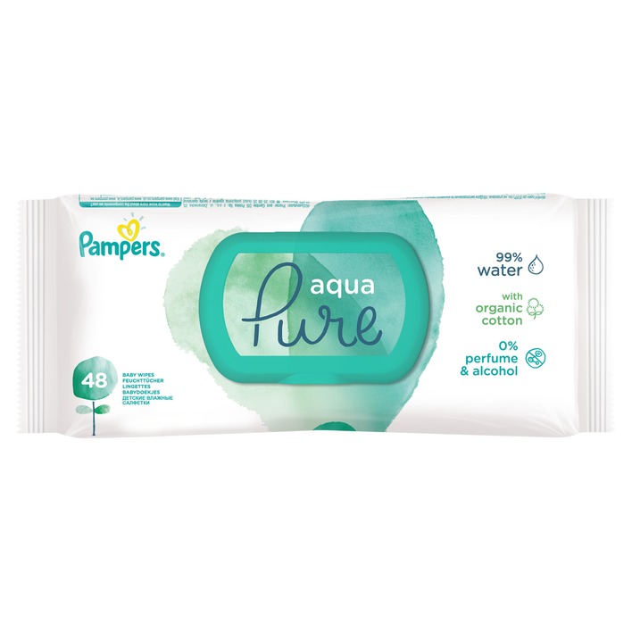 Pampers Harmonie new baby 0% plastic babydoekjes