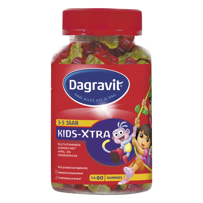 Dagravit 3-5 Jaar kids xtra multivitaminen