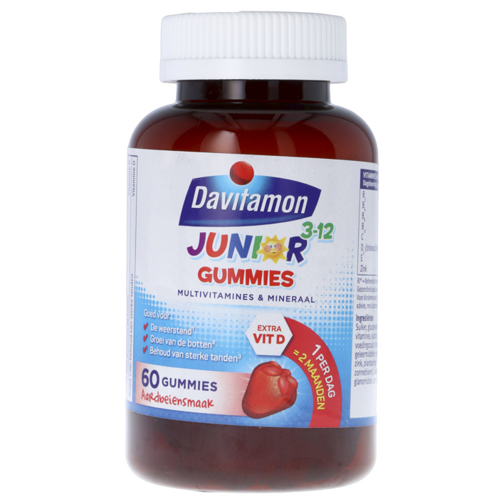 Davitamon Junior gummies aardbeiensmaak