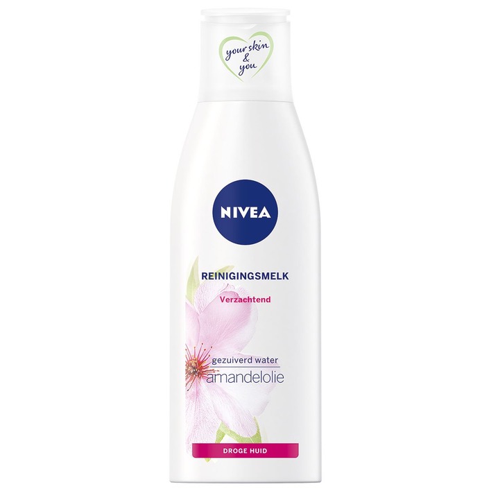 NIVEA Verzachtende reinigingsmelk amandelolie
